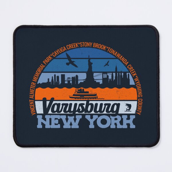 Item preview, Varysburg New York Sunset Retro Vintage Local Pride Logo designed and sold by CRHPOD20.