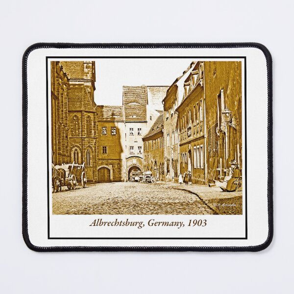Item preview, Albrechtsburg, Germany, Castle and Street Scene, 1903, Vintage Photograph designed and sold by AMacGPhilly.
