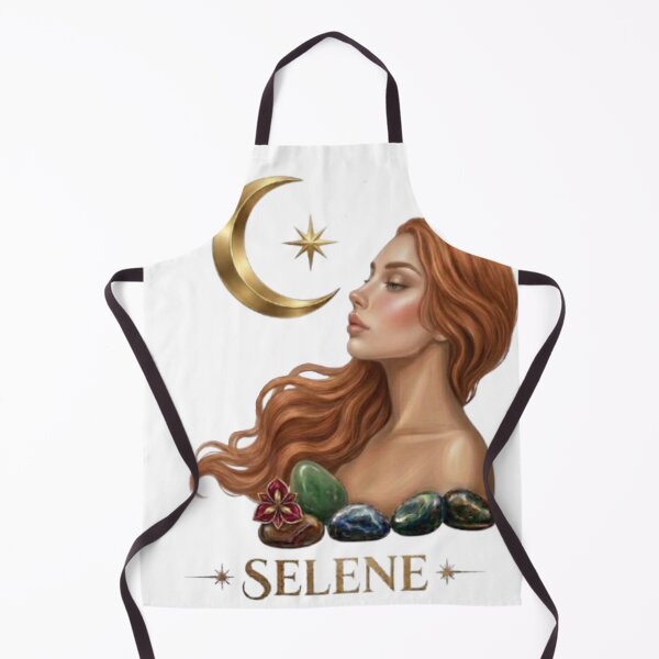 Item preview, Selene Greek Goddess of the Moon Fantasy Art designed and sold by Northern Glow Art.
