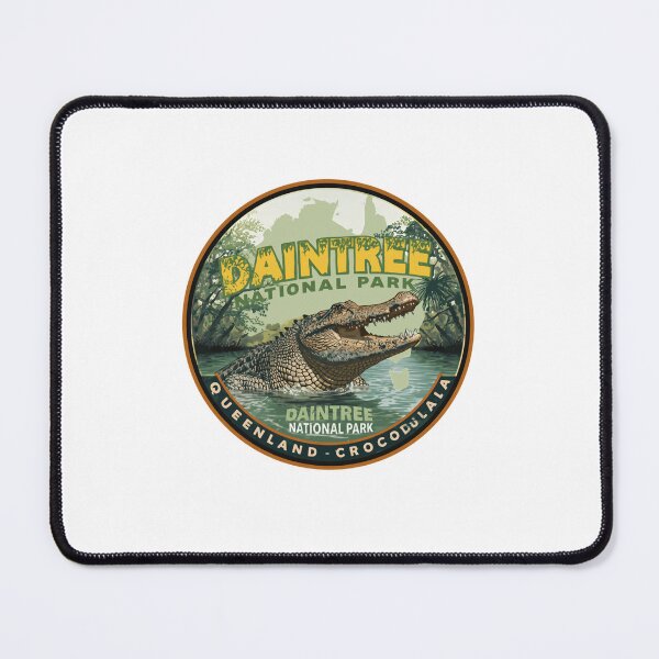 Item preview, Daintree National Park Queensland Crocodulala Australia Wildlife Travel Souvenir designed and sold by Simsimah26Parks.