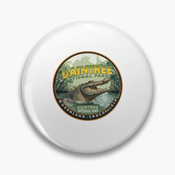 Item preview, Daintree National Park Queensland Crocodulala Australia Wildlife Travel Souvenir designed and sold by Simsimah26Parks.