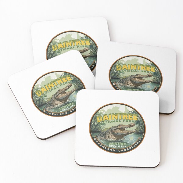Item preview, Daintree National Park Queensland Crocodulala Australia Wildlife Travel Souvenir designed and sold by Simsimah26Parks.