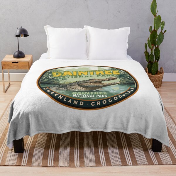 Item preview, Daintree National Park Queensland Crocodulala Australia Wildlife Travel Souvenir designed and sold by Simsimah26Parks.