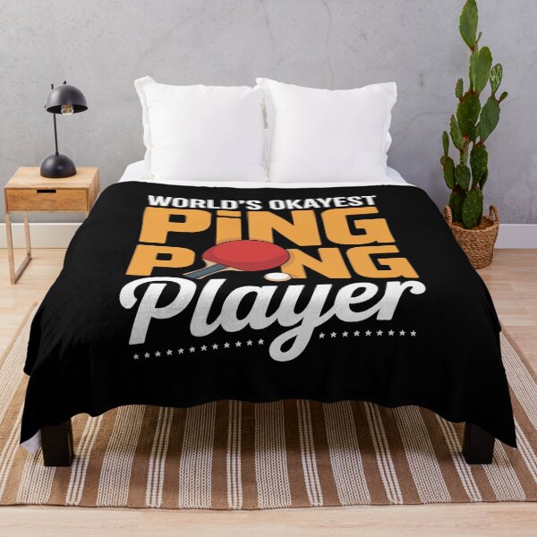 Item preview, Worlds Okayest Ping Pong Player Funny Table Tennis Saying For Casual Players designed and sold by yoddel.