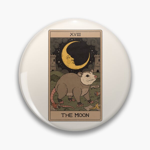 Item preview, The Moon - Possum Tarot designed and sold by Thiago Corrêa.