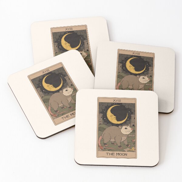 Item preview, The Moon - Possum Tarot designed and sold by Thiago Corrêa.