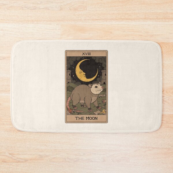 Item preview, The Moon - Possum Tarot designed and sold by Thiago Corrêa.