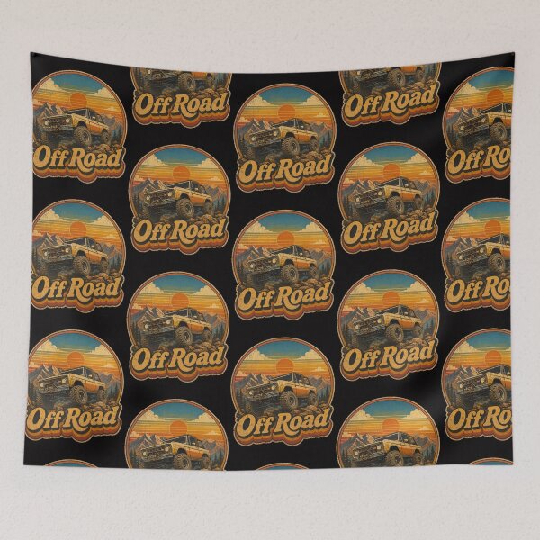 Item preview, Aged Worn Gladiator Off Road Jeep Style T-Shirt Vintage Sunset SUV Graphic  designed and sold by BlueLineLAX.