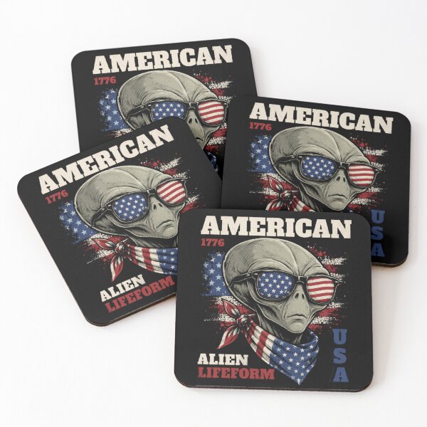 Item preview, RESIDENT ALIEN AMERICA USA designed and sold by ALL ART .