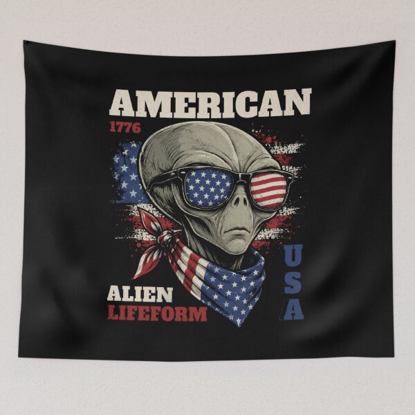 Item preview, RESIDENT ALIEN AMERICA USA designed and sold by ALL ART .