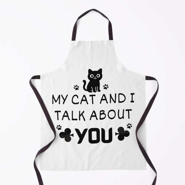 Item preview, My Cat And I Talk About You Funny Cat Lover Quote T-Shirt | Cat Mom Dad Gift Tee designed and sold by EvercrestStudio.