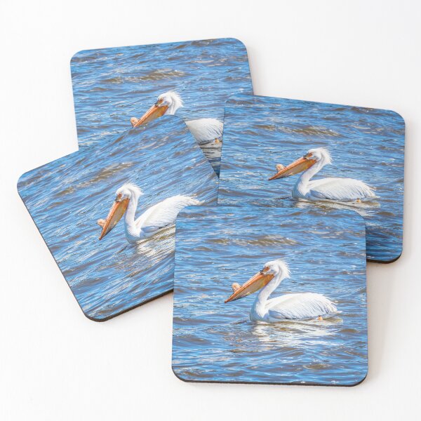 Item preview, Great White Pelican floating on Lake Michigan in Sheboygan designed and sold by TerraMediaLLC.
