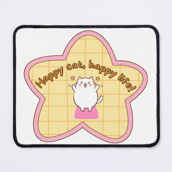 Item preview, Kawaii Cat Happy Cat Happy Life Star designed and sold by Cherry Emporium.