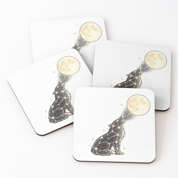 Item preview, Celestial Wolf Constellation designed and sold by PatiImagination.