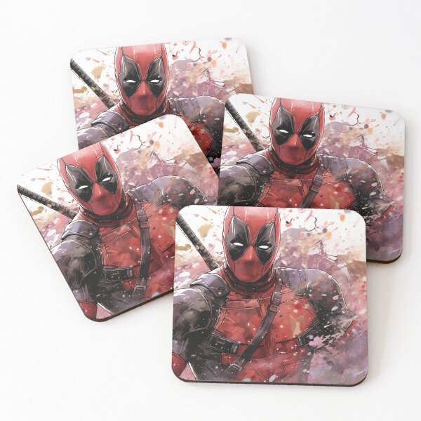 Item preview, Deadpool Watercolor Portrait - Artwork designed and sold by StudioSand.