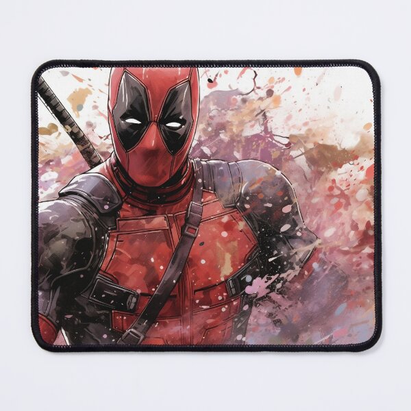 Item preview, Deadpool Watercolor Portrait - Artwork designed and sold by StudioSand.
