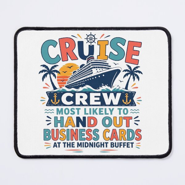 Item preview, Most Likely to Hand Out Business Cards at the Midnight Buffet – Funny Family Cruise Crew Entrepreneur Vacation designed and sold by Winarrts.
