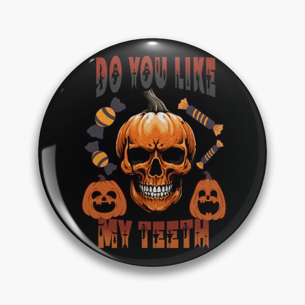 Item preview, Halloween pumpkin shows its teeth designed and sold by ViksensAttempt.