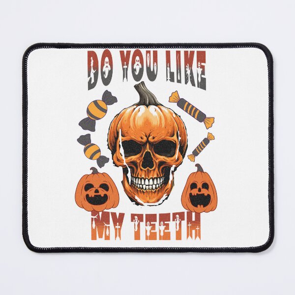 Item preview, Halloween pumpkin shows its teeth designed and sold by ViksensAttempt.