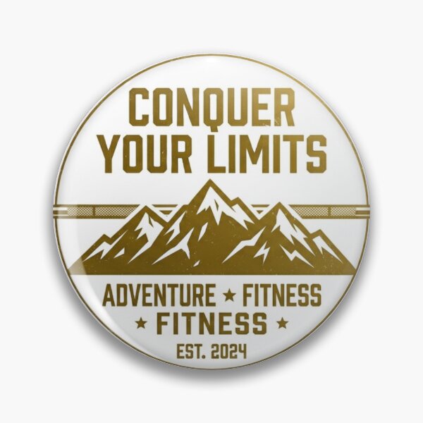 Item preview, Conquer Your Limits Gym Fitness Workout Motivational Design designed and sold by JeevanStickers.