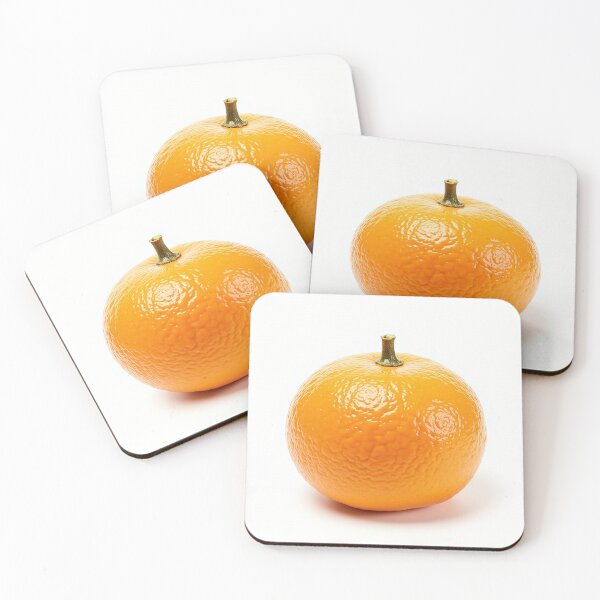 Item preview, Single Fresh Orange Fruit with Stem designed and sold by profustock.