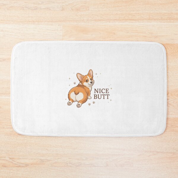 Item preview, Nice Butt Corgi — Funny Dog Sploot Illustration designed and sold by fangirl92.