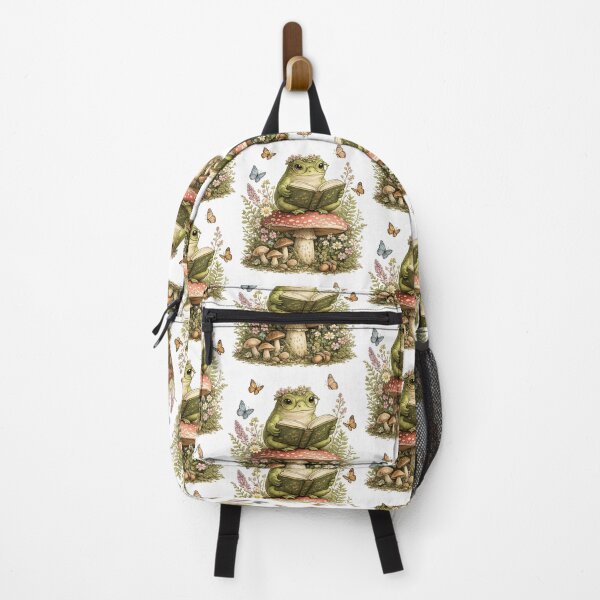 Item preview, Cute Reading Frog – Whimsical Book Lover Art designed and sold by Clothes With Smiling Animals Walt Gral.