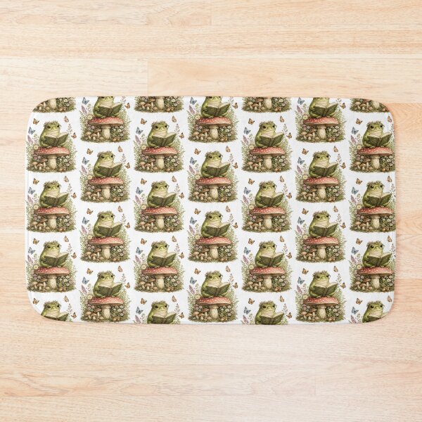 Item preview, Cute Reading Frog – Whimsical Book Lover Art designed and sold by Clothes With Smiling Animals Walt Gral.