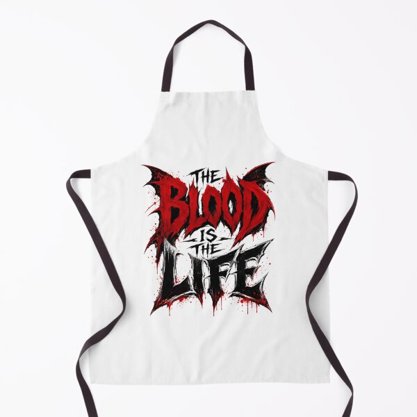 Item preview, The Blood Is The Life Dracula Heavy Metal Gothic Text Art designed and sold by Fenay Designs.