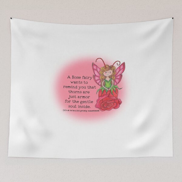 Item preview, Rose Fairy Inspirational Quote designed and sold by TammaraW.