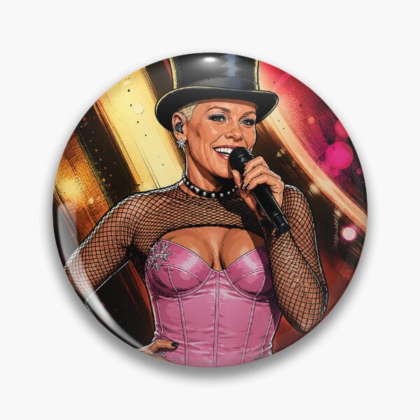 Item preview, Presenter Pink at the 2026 Tony Awards (fan art) designed and sold by PopCultureAndStuff.