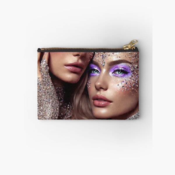 Item preview, Crystal Glam Sapphic | Rhinestone WLW Portrait | Disco Glitter Love designed and sold by IRON SIREN.