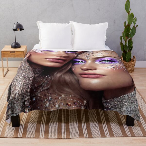 Item preview, Crystal Glam Sapphic | Rhinestone WLW Portrait | Disco Glitter Love designed and sold by IRON SIREN.