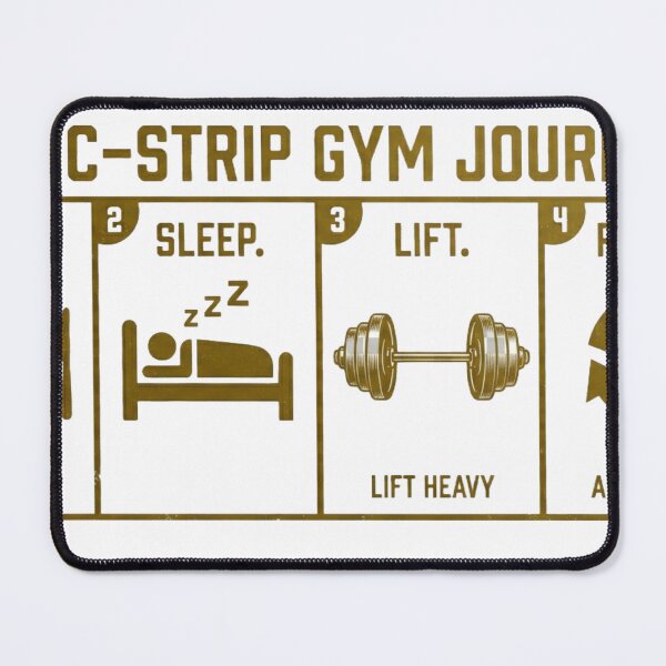 Item preview, Comic Strip Gym Journey Fitness Workout Motivational Design designed and sold by JeevanStickers.