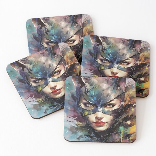 Item preview, Catwoman Watercolor Portrait - Artwork designed and sold by StudioSand.