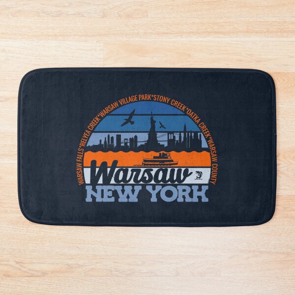 Item preview, Warsaw New York Sunset Retro Vintage Local Pride Logo designed and sold by CRHPOD20.