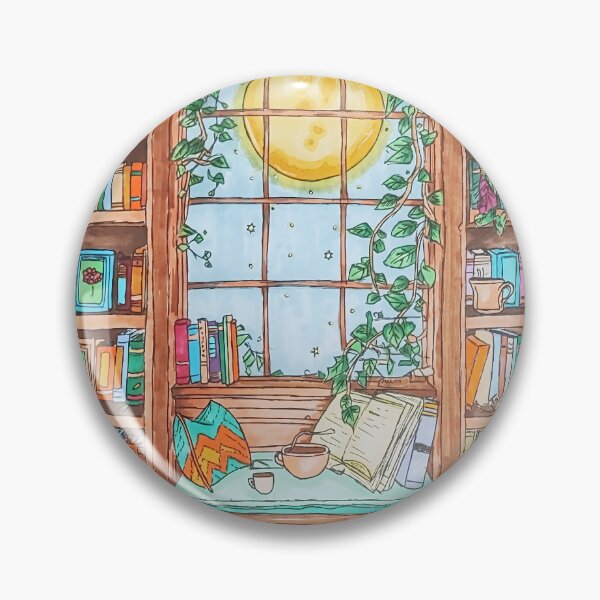 Item preview, Moonlit Reading Nook designed and sold by tarek-artworks.