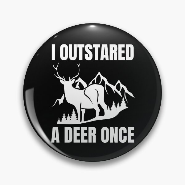 Item preview, I Outstared A Deer Once Funny Deer Shirt Men Wildlife Humor Gift designed and sold by UnderLip.