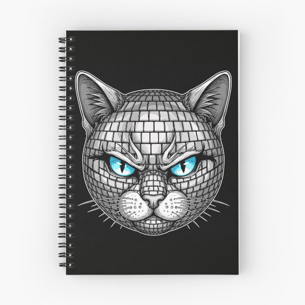 Item preview, Disco Ball Cat Neon Eyes designed and sold by PixorStudio.