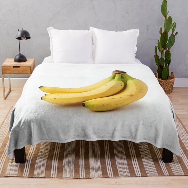 Item preview, Fresh Yellow Banana Bunch on White designed and sold by profustock.