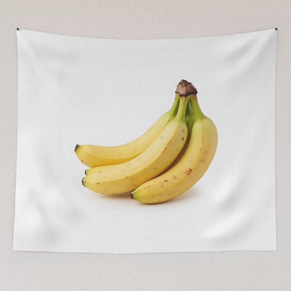 Item preview, Fresh Yellow Banana Bunch on White designed and sold by profustock.