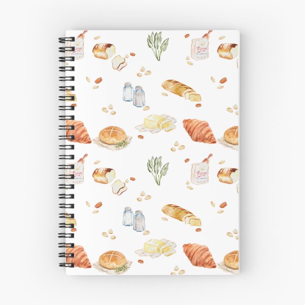 Item preview, Watercolor Bread Pattern designed and sold by laufeves.