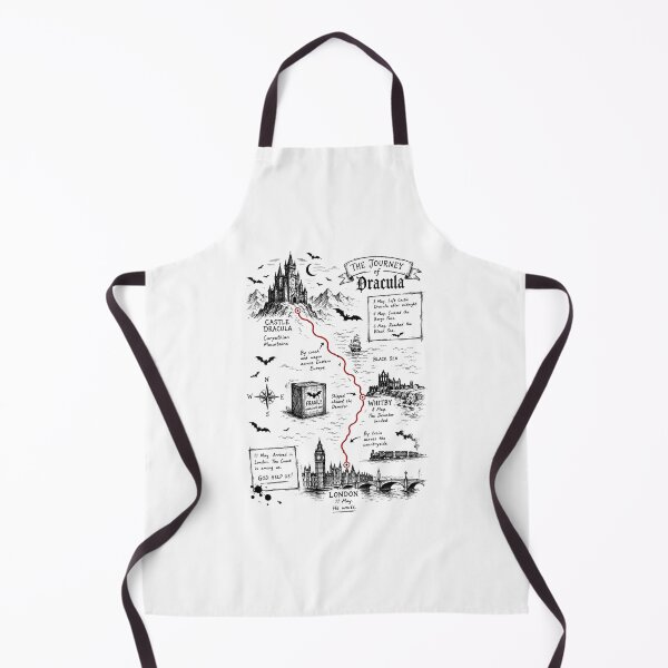 Item preview, The Journey of Dracula Map Infographic Transylvania To London designed and sold by Fenay Designs.