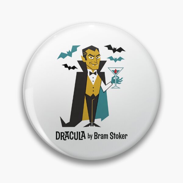 Item preview, Dracula by Bram Stoker Retro Cartoon Vampire Graphic Art designed and sold by Fenay Designs.