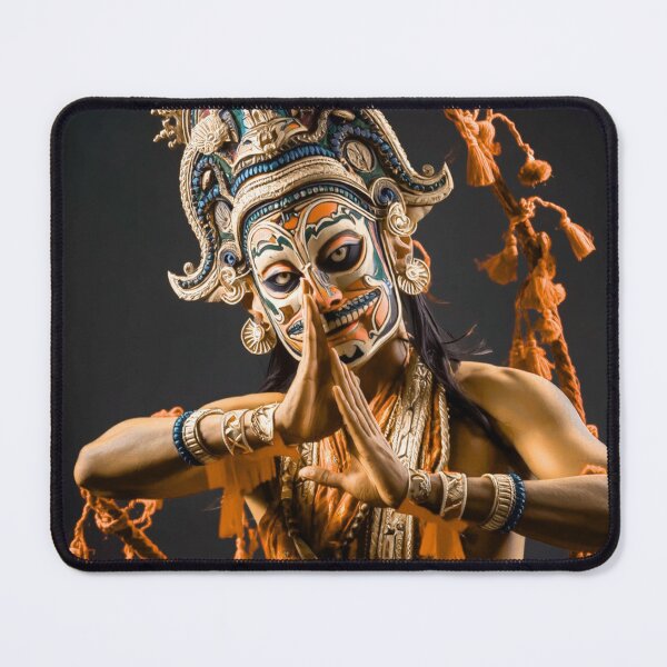 Item preview, Sri Lankan Traditional Mask Dancer – Ancient Folk Ritual Art designed and sold by 4you-shop.