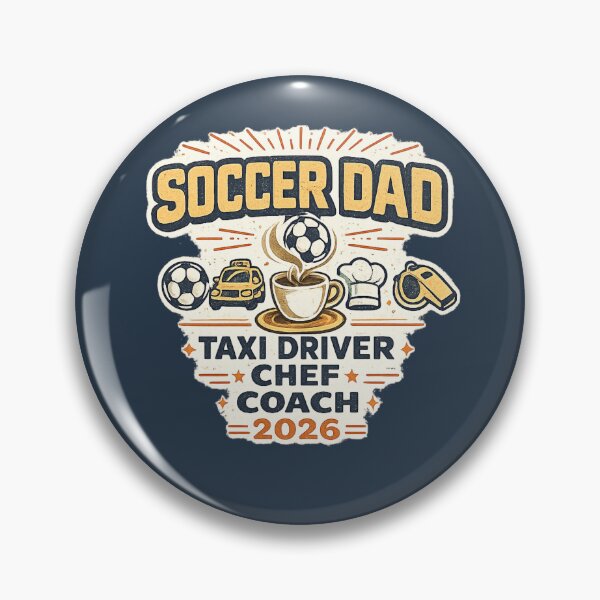 Item preview, Soccer Dad Taxi Driver Chef Coach 2026 – Funny World Cup Dad T-Shirt designed and sold by ArthUpscale.