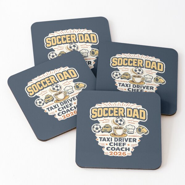 Item preview, Soccer Dad Taxi Driver Chef Coach 2026 – Funny World Cup Dad T-Shirt designed and sold by ArthUpscale.