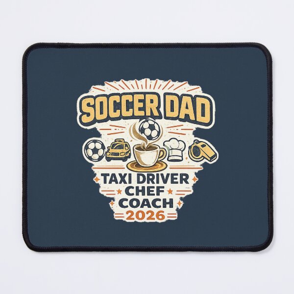 Item preview, Soccer Dad Taxi Driver Chef Coach 2026 – Funny World Cup Dad T-Shirt designed and sold by ArthUpscale.