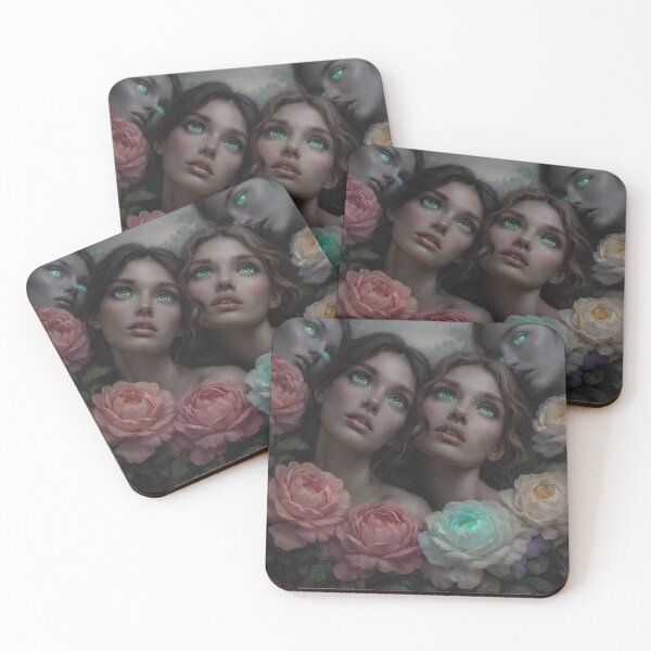 Item preview, Bloom of Souls | Dark Fantasy WLW | Glowing Peony Art designed and sold by IRON SIREN.