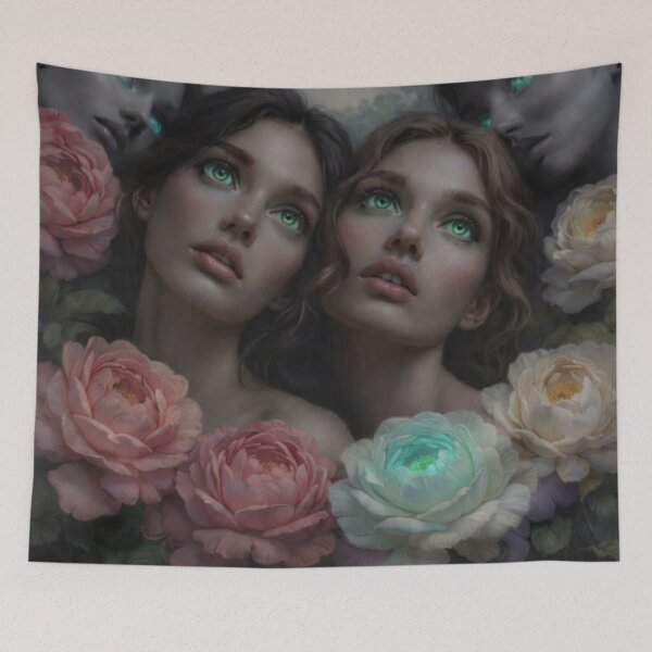 Item preview, Bloom of Souls | Dark Fantasy WLW | Glowing Peony Art designed and sold by IRON SIREN.
